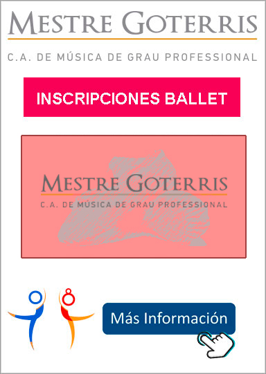 Inscripciones ballet 23/24