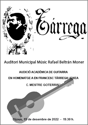 AUDICIÓ ACADÈMICA DE GUITARRA