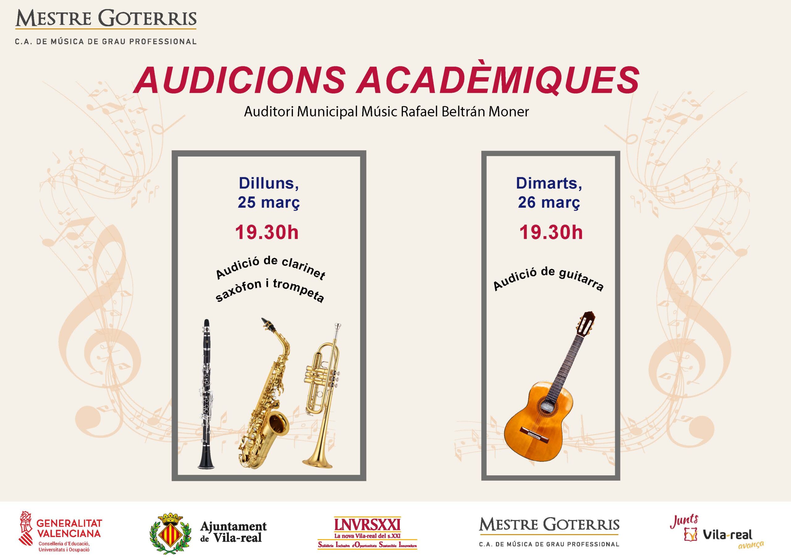 Audiciones Académicas