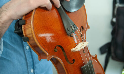 Clase de violín en Mestre Goterris