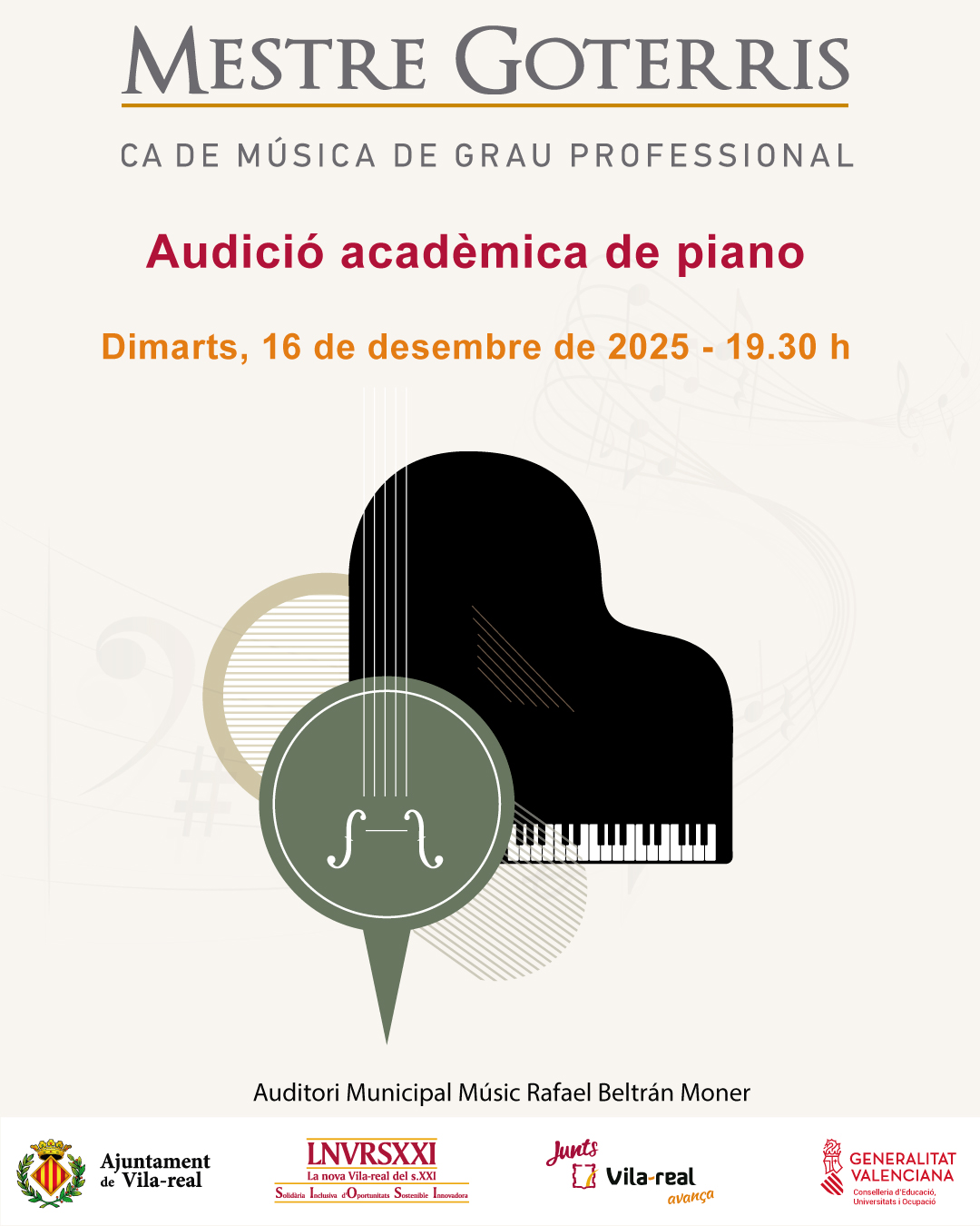 Audición de piano