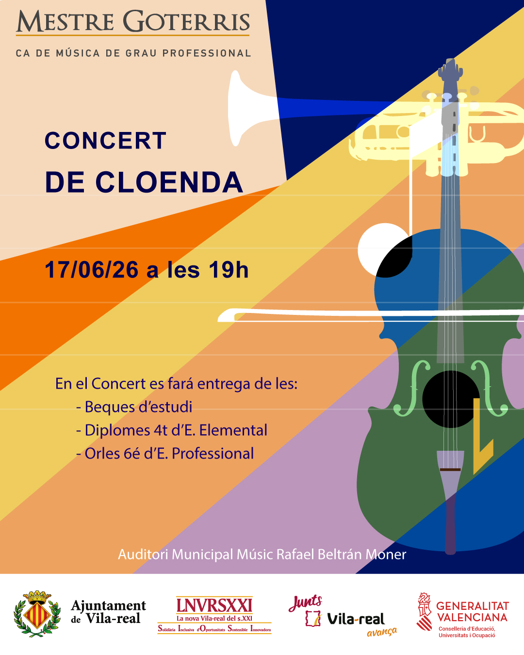 Concert de Cloenda del curs 2025/2026